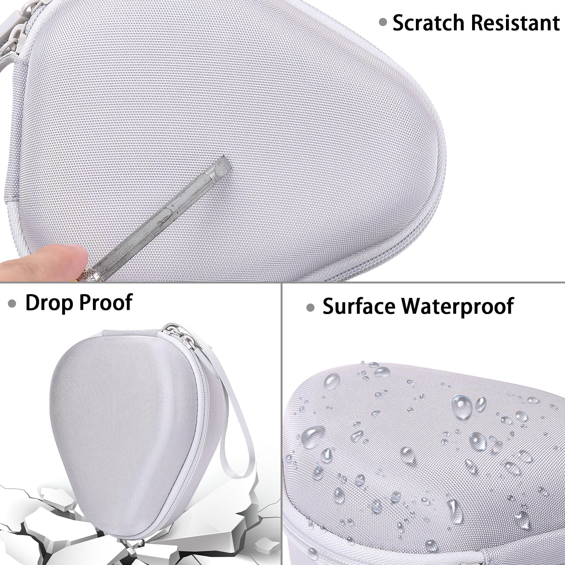 Aenllosi Aenllosi Hard Carrying Case Compatible with Theragun Mini 2.0 Handheld Electric Massage Gun,Massager Case for Replace Head & USB Charging Cable (Case Only,White)