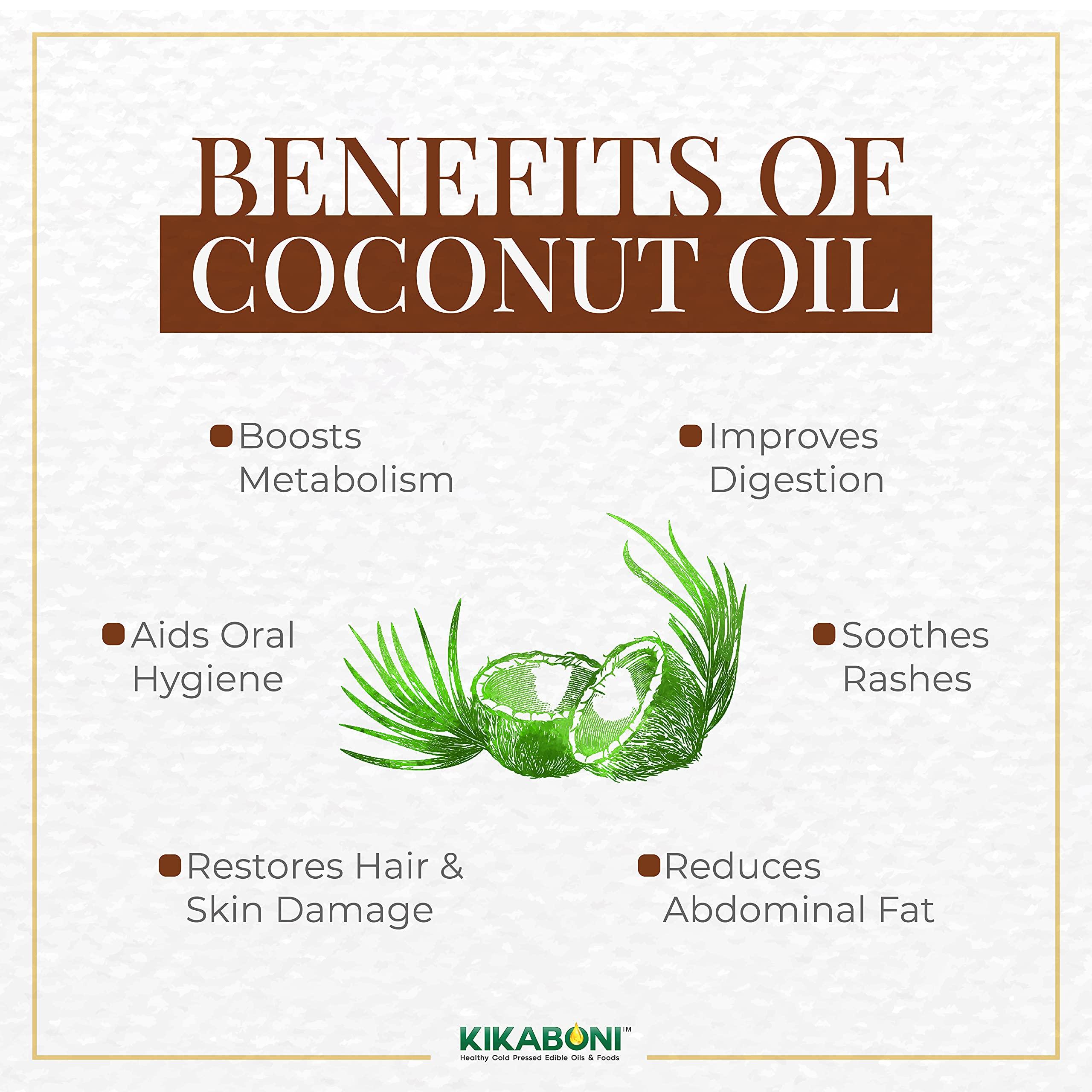 Kikaboni Kikaboni Cold Pressed Coconut Oil 500ML