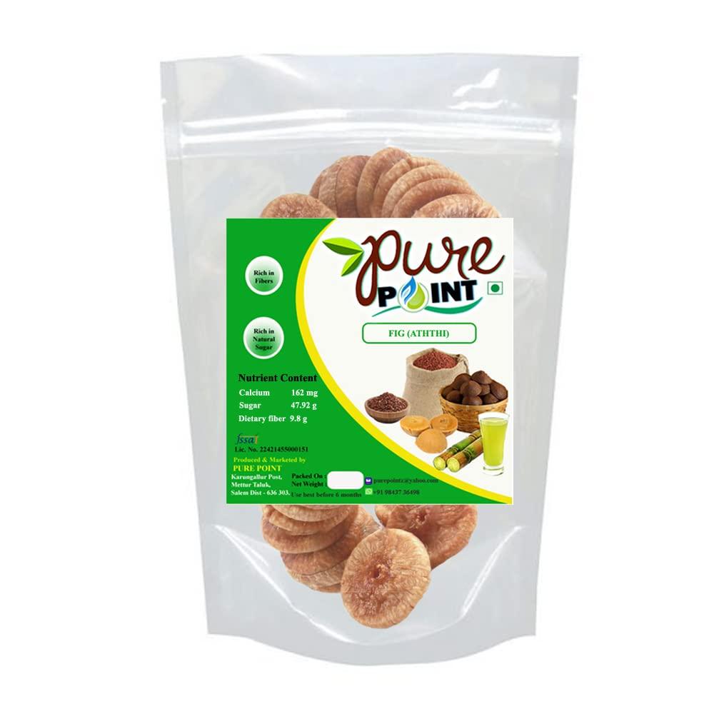 PURE POINT Pure Point Natural Fig/Anjeer/Aththi palam Fresh Dry Fruits (250)