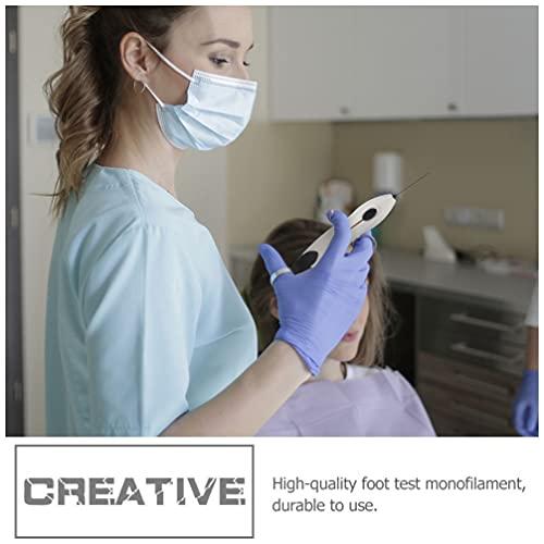 FOMIYES FOMIYES 4 Sets Diabetes Screening Monofilaments Diabetes Screening Pin Test Nerve Skin Monofilaments Pen Diabetic Foot Tool for Diabete Testing 10G