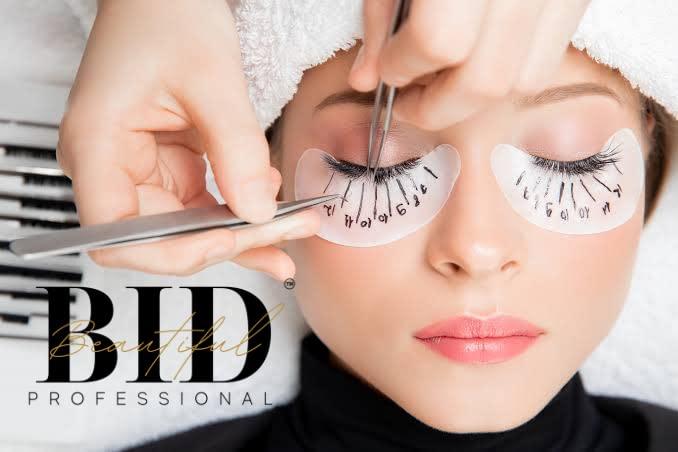 BID BID 2 Pieces Volume Tweezers Eyelash Extension Tweezers Curved Tip False Lash Tweezers Stainless Steel Precision Tweezers for Individual and 3D 6D Volume Eyelash Extension