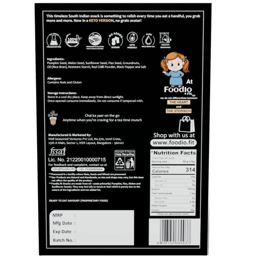 Foodio.fit Foodio.fit Keto Coated Peanuts Ready to Eat Peanuts | Healthy Snacks |Perfect Tea Snacks |Roasted Masala Peanut Namkeen |Chilly Coated Peanut