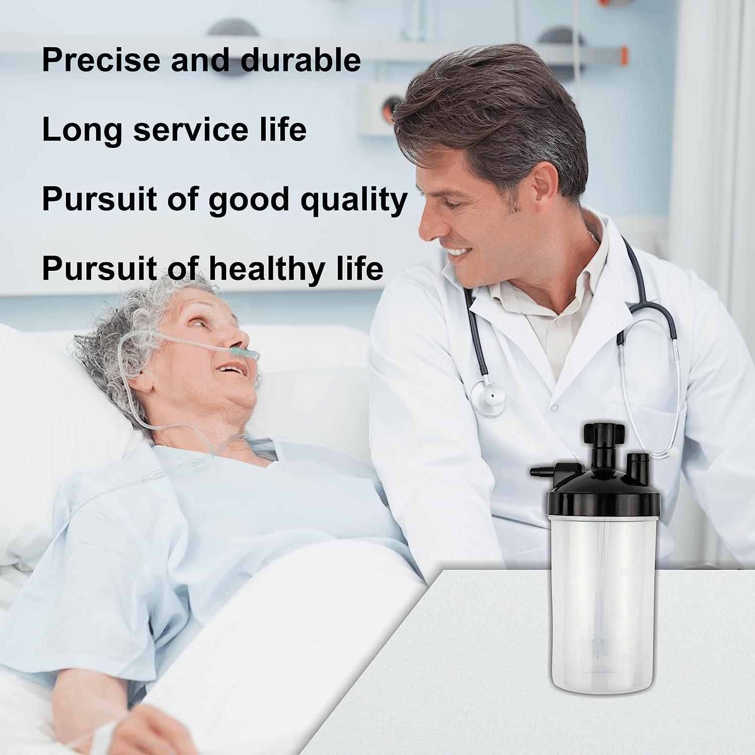 CROSSMED Crossmed Humidifier Bottle For Oxygen Concentrator With Tube For Phillips Oxygen or any Other Brand Oxygen Machine.