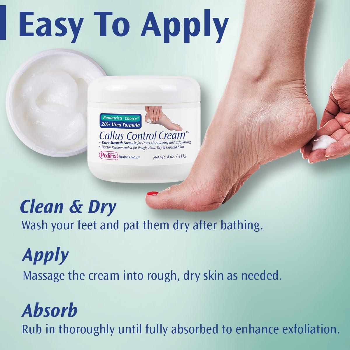 Pedifix Pedifix Podiatrists Choice 20% Urea Callus Control Extra Strength Foot Cream 4 Oz. (113g)