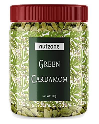 Nutzone Nutzone Green Cardamom 100 Grams Choti Sabut Elaichi - Whole