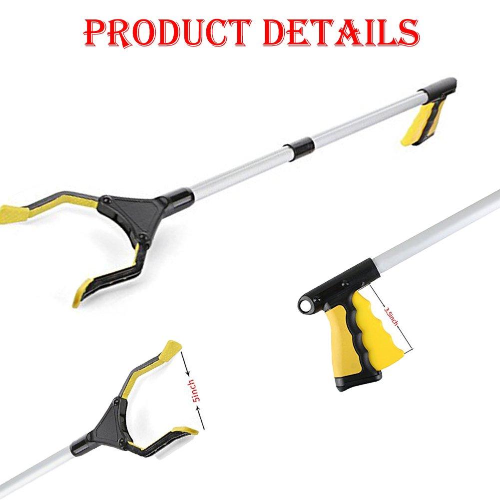 Greatstar Greatstar Reacher Grabber Pick up Tool, 32\" Extender Gripper Tool for Disability Aids, Foldable Ultra Light Handheld Grabber Tool for Trash Pick Up