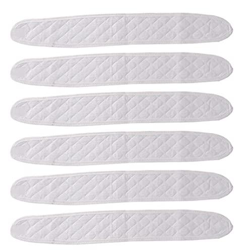Artibetter ARTIBETTER Baby Belly Band Pure Cotton Newborn Bellybands Infant Umbilical Cord Belly Band 6pcs (White)