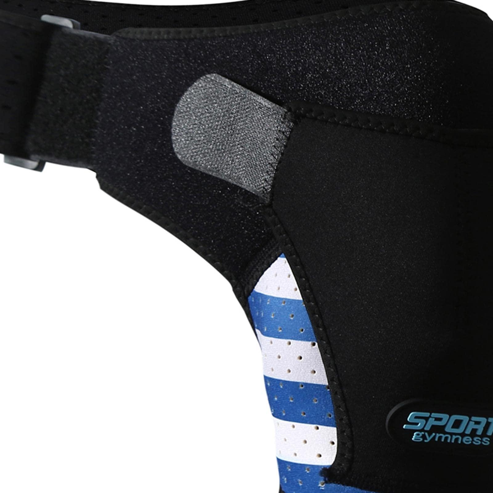 Bnf BNF Shoulder Brace Adjustable Compression Sleeves for Workout Gym Sports Blue |Health & Beauty | Medical, Mobility & Disability | Orthopedics & Supports | Orthotics, Braces & Sleeves