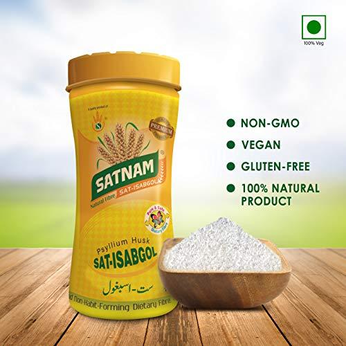 SATNAM SATNAM Sat-Isabgol Psyllium Husk 100g Bottle