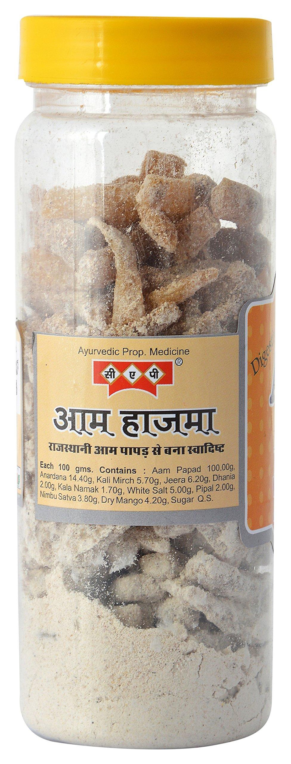c a p CAP Aam Slice Pachak Churan Khatta Mitha Digestive Tasty Healthy Mango - 190 GMS Each (Pack of 2)