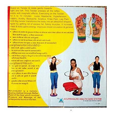 ACUPRESSURE ACUPRESSURE New Twister with Pyramid Points Ab Exerciser (BLUE)