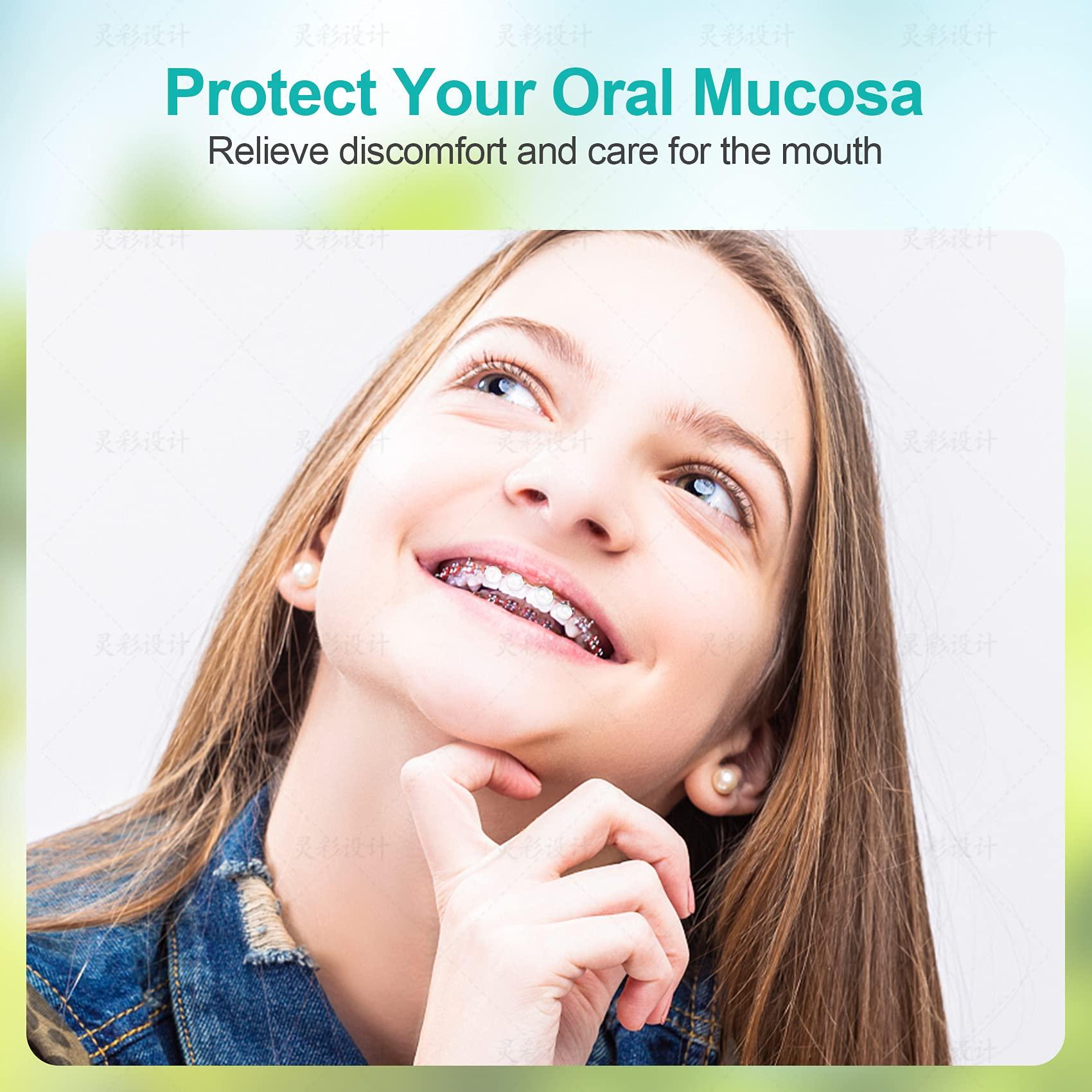 Annhua Annhua Orthodontist Wax Brace Wax Flavored 10 Pack, Dental Ortho Dots Wax Strips for Aligners, Braces Wearer, Brackets, Invisible-lingers, 10 Fruit Smell