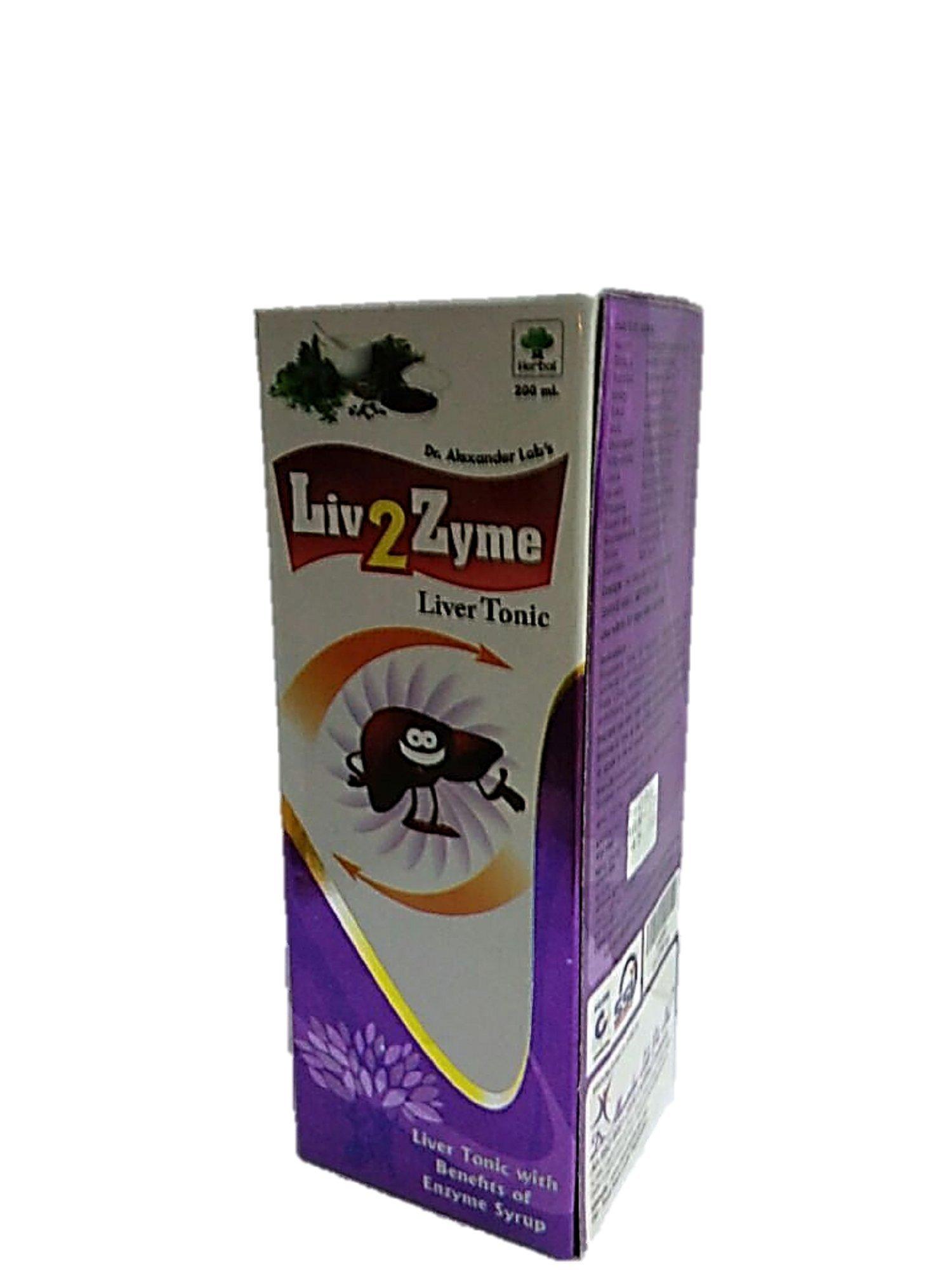 LIV 2 ZYME SYRUP LIV 2 ZYME SYRUP Herbal Liver Tonic With Benefits Of Enzyme Syrup(Pack Of 3)