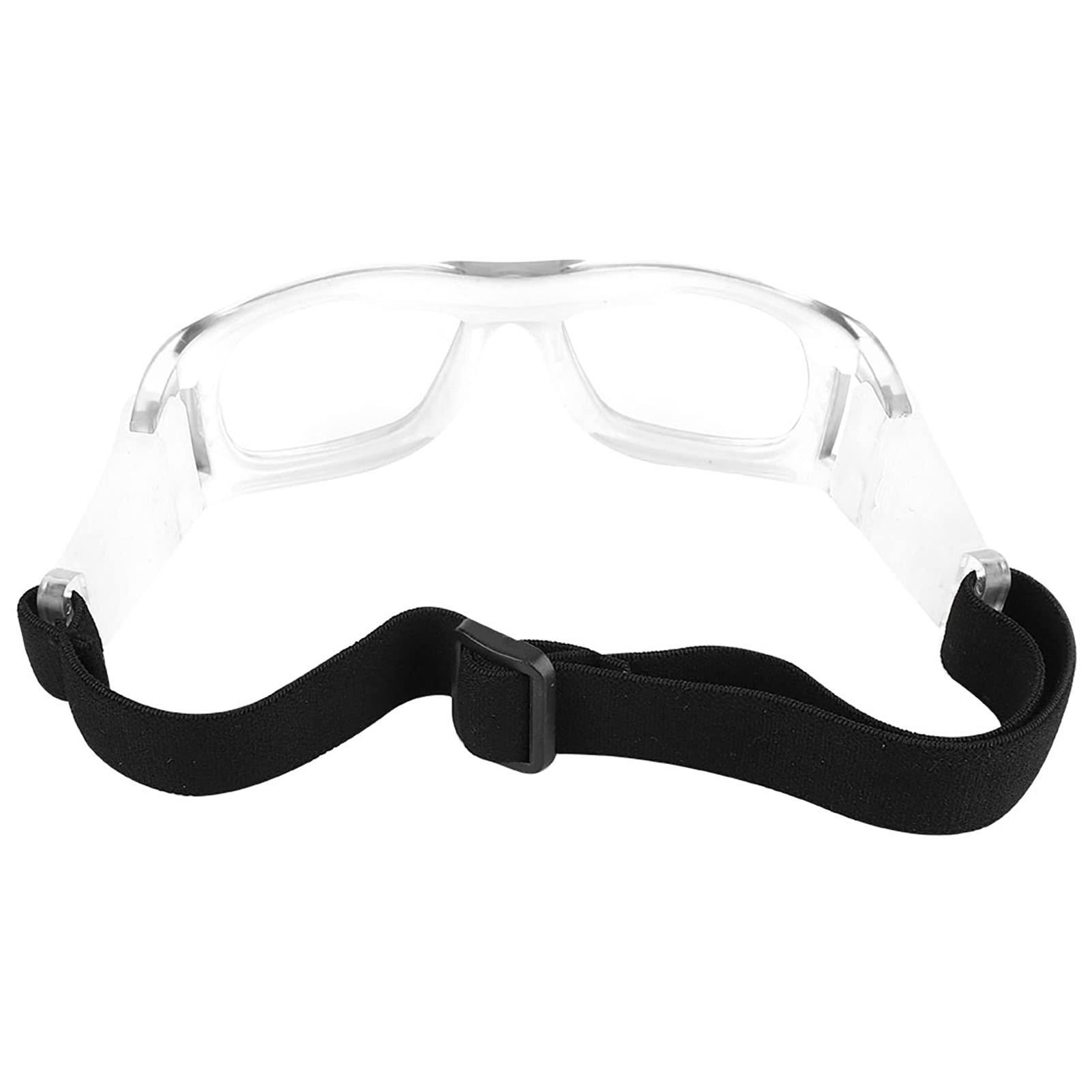 Jaerb Jaerb Basketball Glasses, Elegant Universal Professional Protective Elastic Nose Pads Basketball Goggles for Outdoor (White)