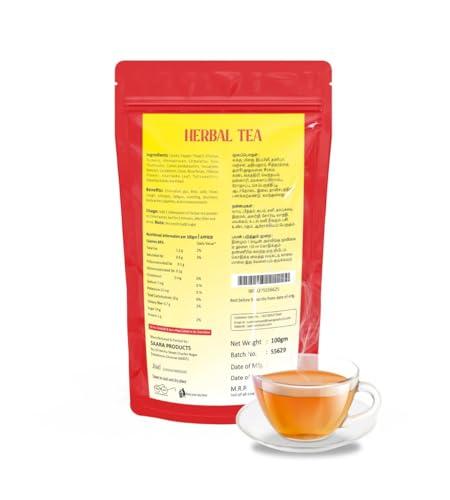 SAARA Saara HERBAL FRESH Herbal Tea, 800g, Exquisite Blend of 20 Herbs,Relieve Cold and Cough, Immunity Booster,(pack of 8 x 100g)