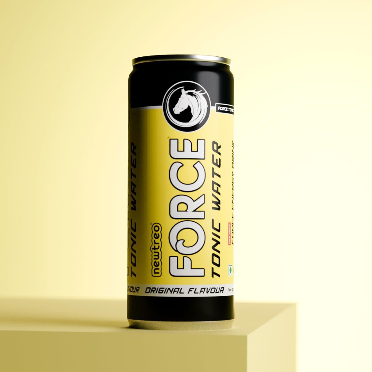 Newtreo Newtreo Tonic Water | Strong Quinine | Indian Tonic | Original Flavour | Pack of 6 x 250ml cans | 100% Recyclable cans