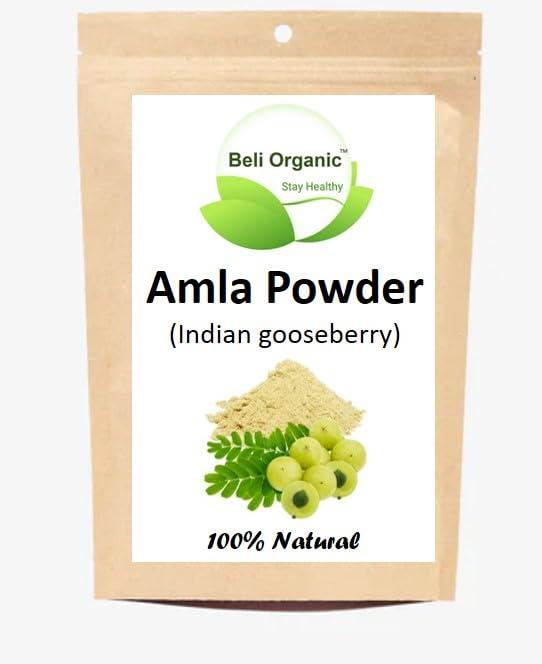 Generic Beli Organic 100% Pure Amla Powder | Indian Gooseberry Fruit Powder - 100g