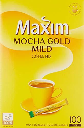 Maxim Mocha Gold Maxim Mocha Gold Mild Coffee Carton Mix(100 Sticks),1200 Grams