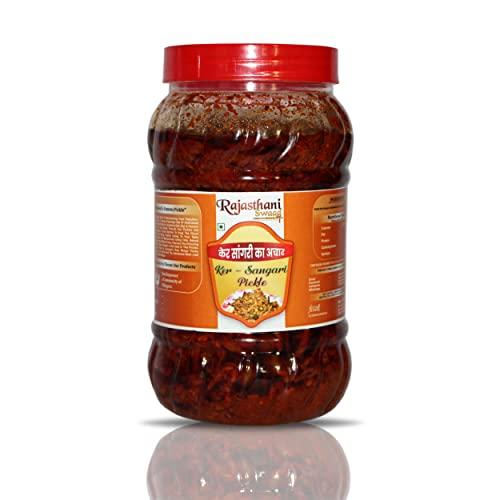 Rajasthani Swaad Rajasthani Swaad Kair Sangari Pickle Homemade Ker Sangri Ka Achar | Marwadi Special Taste , Less Oil | 400 Gram Jar