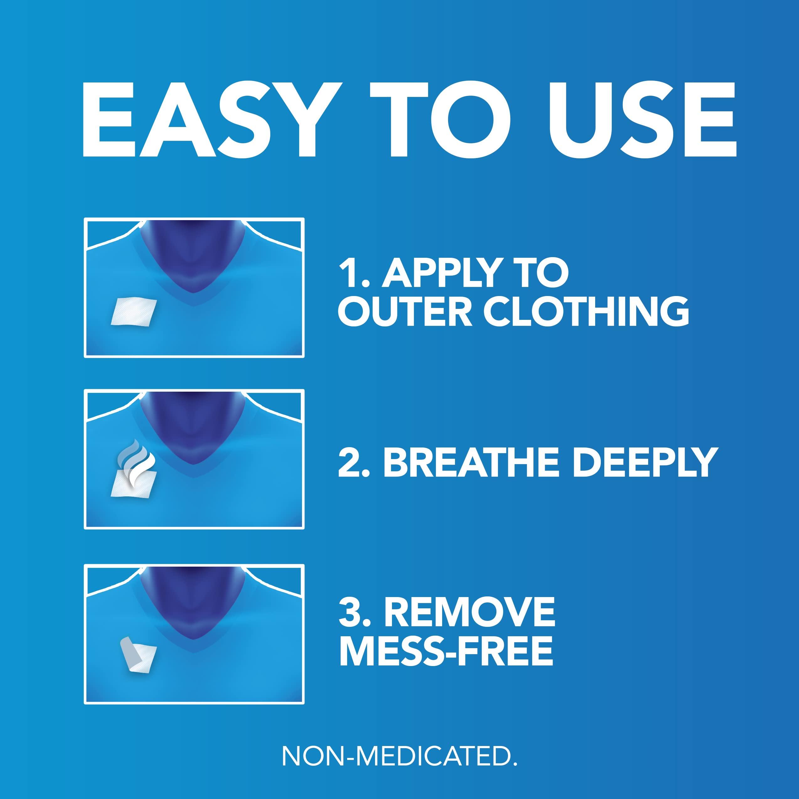 Vicks Vicks Vapopatch With Long Lasting Soothing Non-Medicated Vapors For Adults&Children Ages 6+,Two 5Ct Cartons