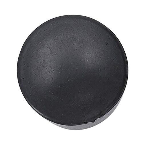 ubersweet Ubersweet® Imported 50 Pcs Black Rubber PVC Flexible Round End Cap Round 12mm Foot Cover B7P1_8861