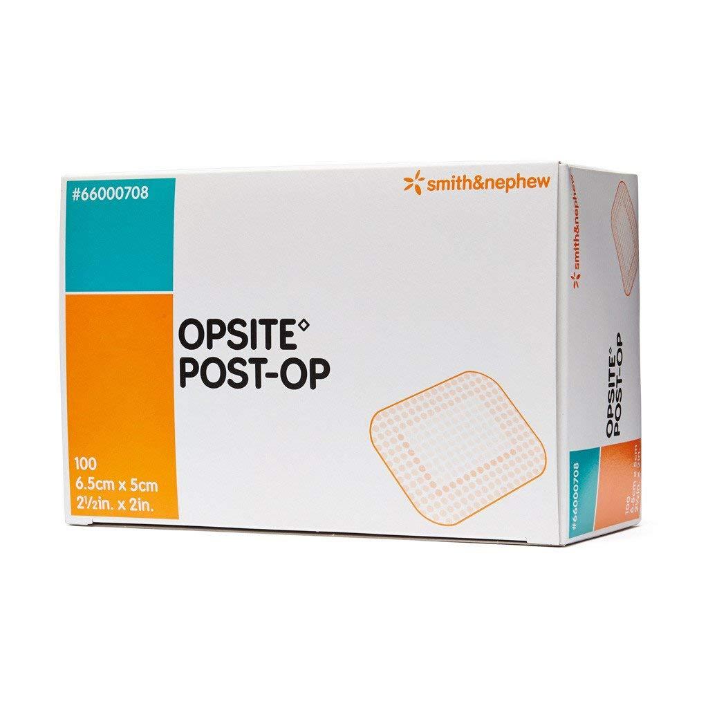 Smith and Nephew Opsite Post-Op Waterproof Dressing, Size - 6.5cm x 5cm - 15/PCS