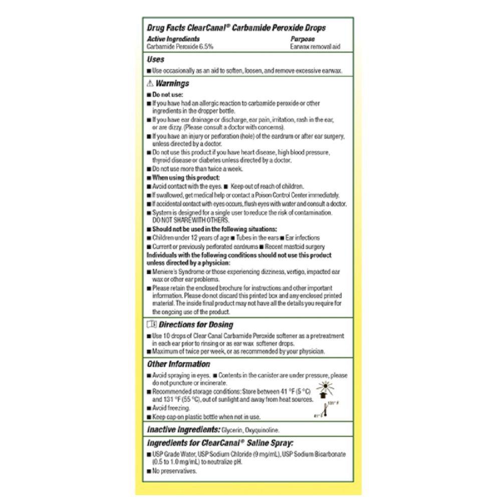 NeilMed NeilMed Clearcanal Ear Wax Removal Complete Kit 2.5oz (75mL)