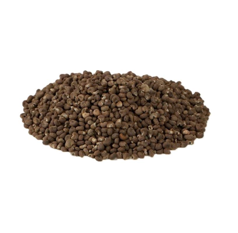 HARAYUG HARAYUG MUSHK DANA - MUSK DANA - MUSHKDANA - MUSKDANA - AMBRETTE SEED - ABELMOSCHUS MOSCHATUS 400 GM