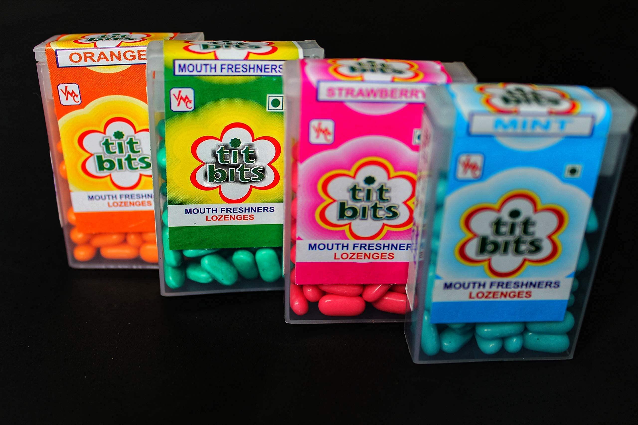 titbits titbits Mouth Freshener Container (12 Pieces ) -Pack of 3