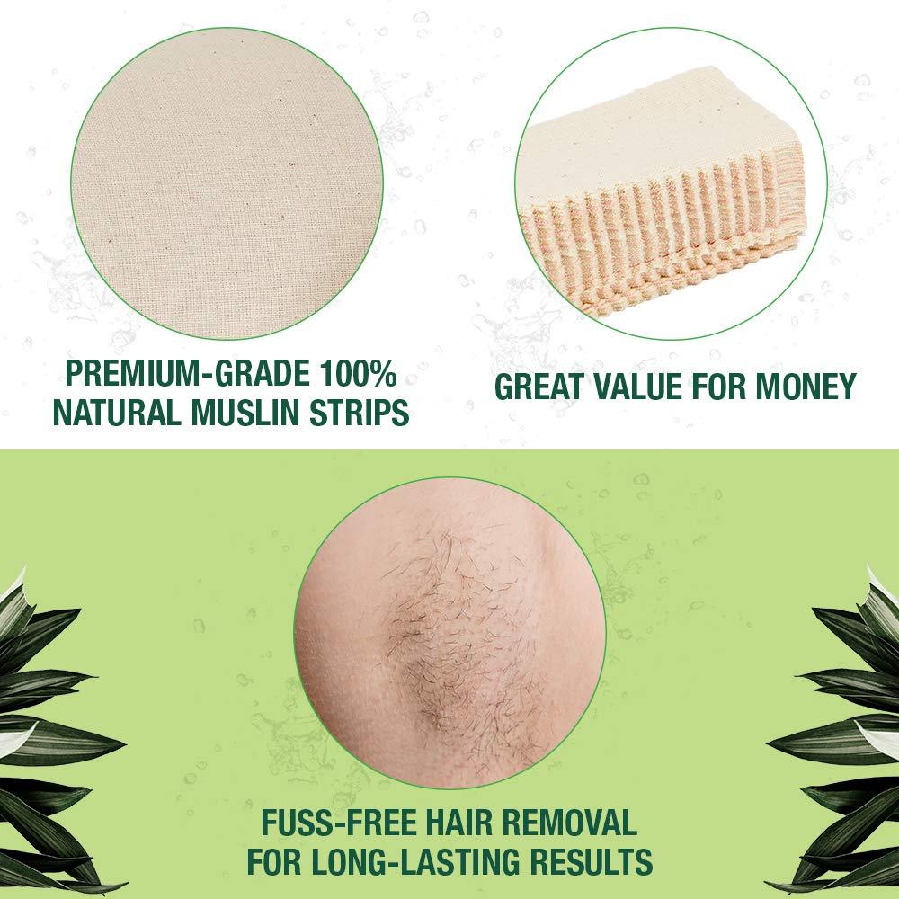 Clean + Easy C+E Muslin Waxing Strips, Large (leg) Muslin Strips