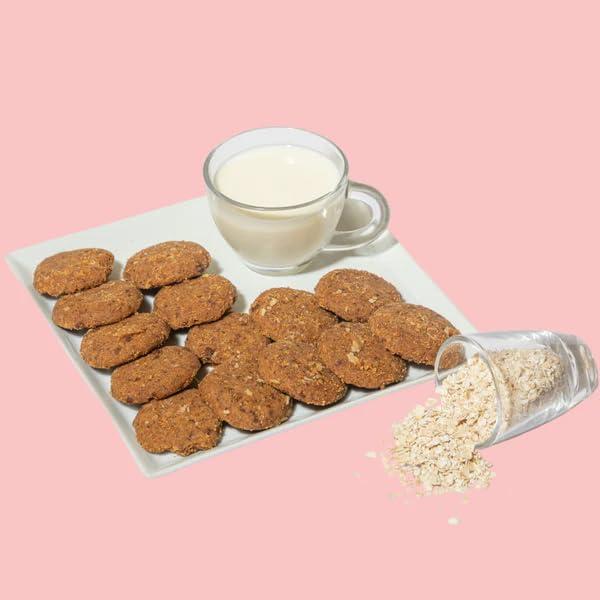Artinci Artinci Oats Cookies Multigrain - Healthy Biscuits Snack With Oats & Millet|Sugar Free & Diabetic Friendly|High Fiber And Protein Rich|No Maida Or Palm Oil|As Seen On Shark Tank India-185G (Pack Of 1)