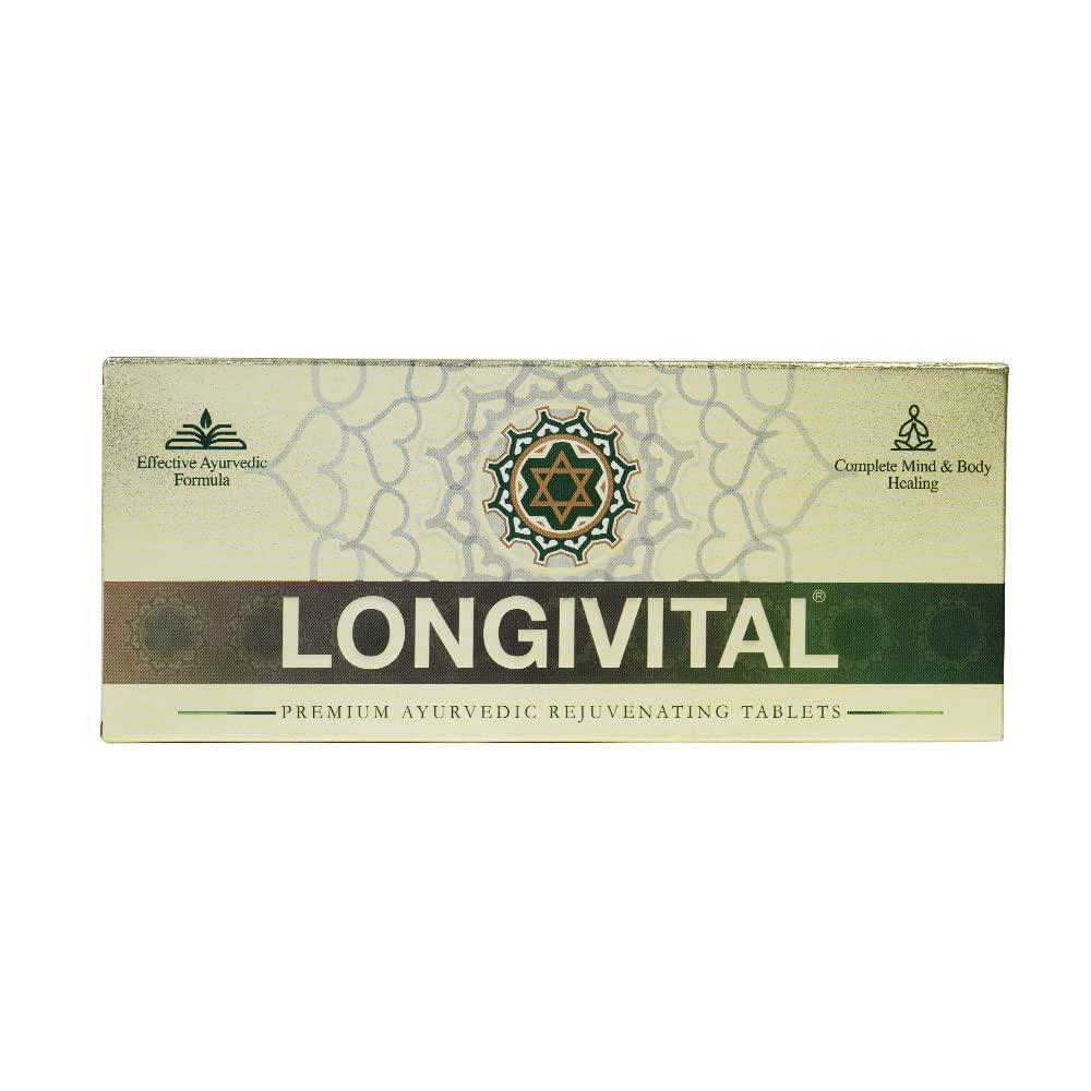 LONGIVITAL Longivital tablet contains Ashwagandha, Kashmiri kesar, Shatavari. Which helps in Improve Energy Levels and Reduce Stress, Mind Relax Pills