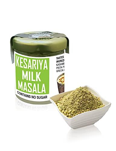 365 STORE TO DOOR 365 STORE TO DOOR Kesar Milk Masala, 25 gm | Premium Artistically Crafted Kesariya Doodh Masala | Real Dry Fruits and Saffron (Kesar) | No Added Sugar, Preservatives | 100 % Pure - Pack of 2