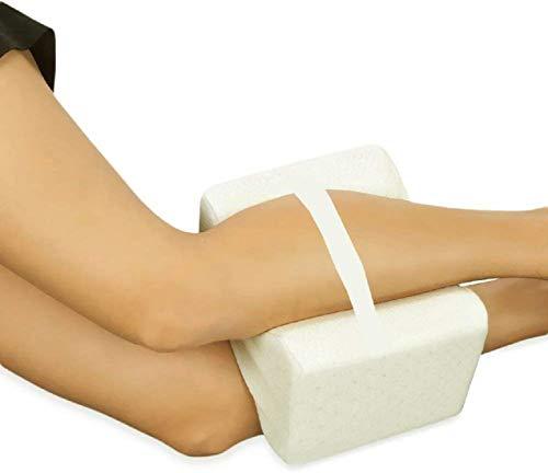 PUM PUM PUM PUM Orthopaedic Knee Pillow for Sciatica Relief, Back Pain, Leg Pain, Pregnancy, Hip and Joint Pain - Memory Foam Knee (Leg Pillow),Black