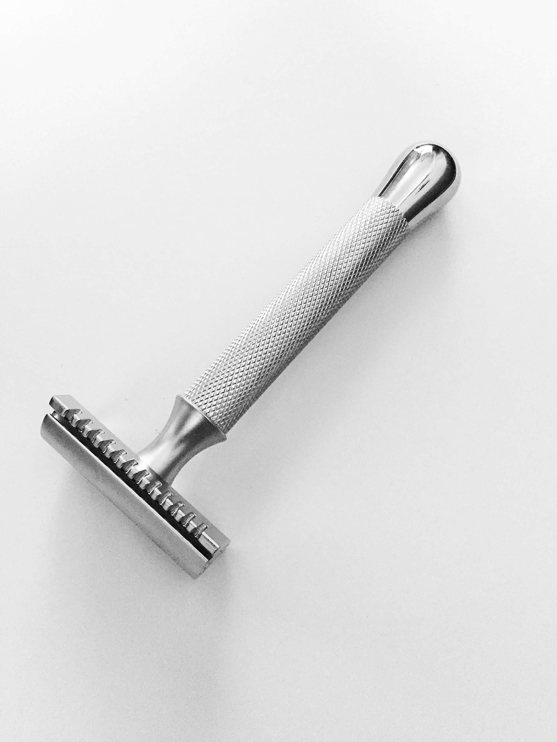 Romer-7 Romer-7 222 MATT Premium Safety Razor for Men with Combo Heavy Head + SS Blade