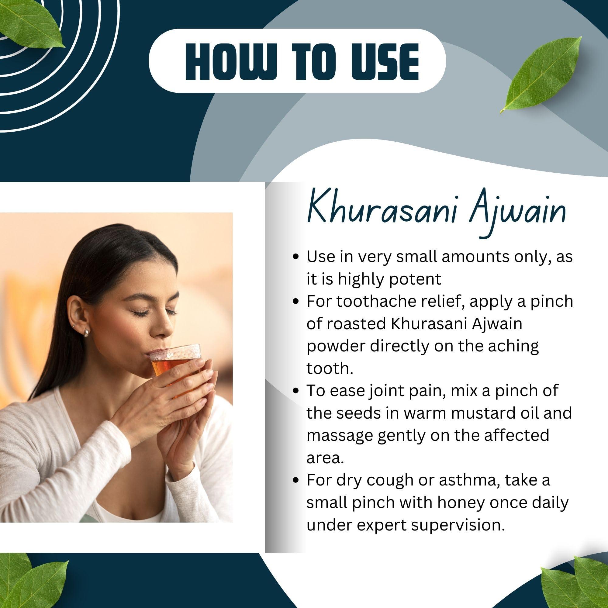 Birju Mahavir Birju Mahavir 100 GR KHURASANI AJWAIN/HY OSCYAMUS NIGER/BLACK HENBANE (BMKB)