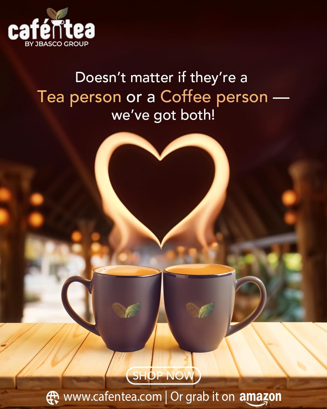 CAFE N TEA Caf N Tea Instant Cappuccino Coffee Powder - 1kg [80 cups] - Vanilla Flavor