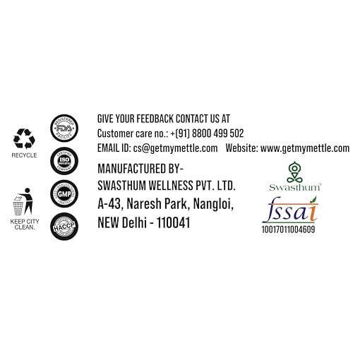 swasthum Getmymettle| Alpha Whey Protein|35.06g Protein|Whey Protein |Kesar Pista Delight,907G