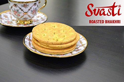 Svasti Svasti Jeera Bhakhri, 200 Gms | Whole Wheat Gujarati Bhakri | Vacuum Packed (Pack Of 4)