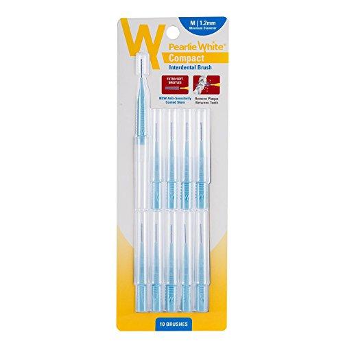 Pearlie White Pearlie White Compact Interdental Brush M 1.2mm Pack Of 10s
