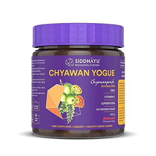 SIDDHAYU Siddhayu Immunity Booster Combo Pack (From the house of Baidyanath) |Chyawan Yogue 450 Gm, Turmeric Yogue 100 Gm