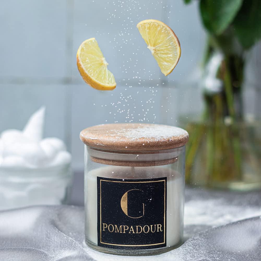 GURU OM Pompadour| Soy Wax | Handmade | Homepoured | Environmental Friendly | Scented Candles | Glass Jars