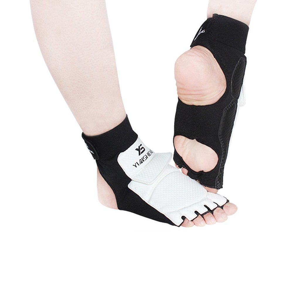 CALANDIS CALANDIS PU Taekwondo Foot Protector Guard Karate MMA Pads Socks Sparring Gear S