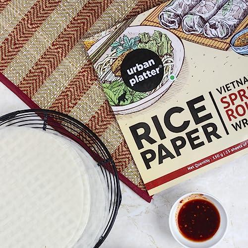 urban platter Urban Platter Large Rice Paper Sheets, 150g, Vietnamese Spring Roll Wrappers