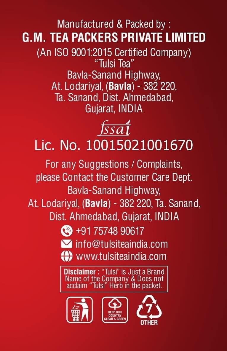 TULSI TEA Tulsi Tea Classic | kitley Tea 1 kg | Dust Chai Patti | Strong Taste | Rich Color | Extra strong Tea | Unique Blend For Gujarati Chai Lovers