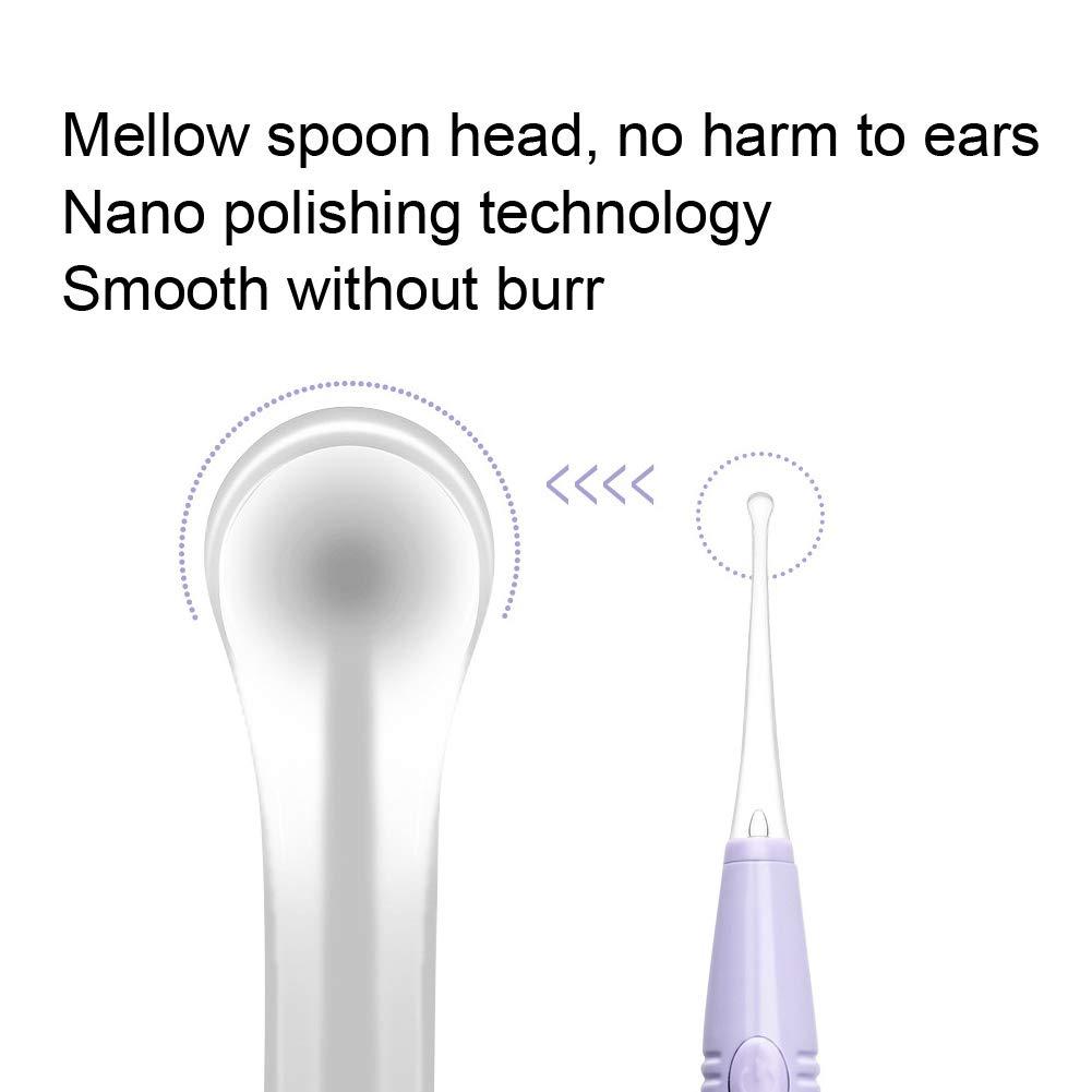 Shanrya Professional Ear Tweezers, Earpick, Purple Kids Travel Use Home Use for Children