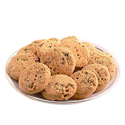 Delight Foods OG Variar & Sons Bakery Butter Khara Biscuits 300g (Spicy) - Karnataka Traditional Cookies - Crackers,Tea Biscuits