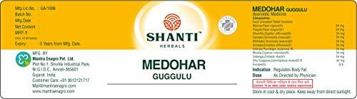 Shanti Herbals Shanti Herbals Medohar Guggulu
