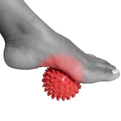Forgesy Forgesy Rubber Spiky Balls for Plantar Fasciitis, Deep Tissue, Back, Foot Massage (Assorted Colour)
