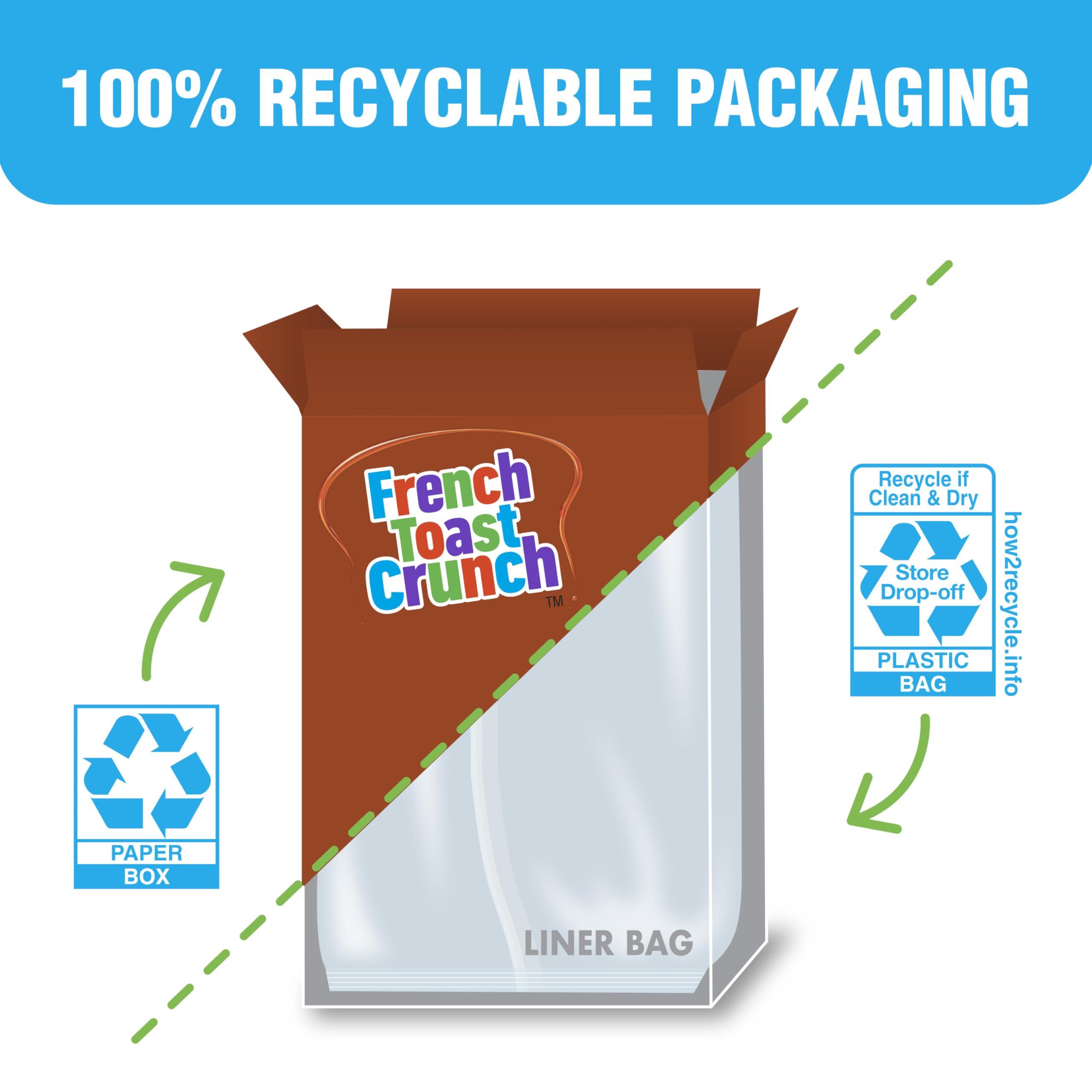 Cinnamon Toast Crunch General Mills French Toast Crunch Bursting with Syrup & Cinnamon Taste, 314